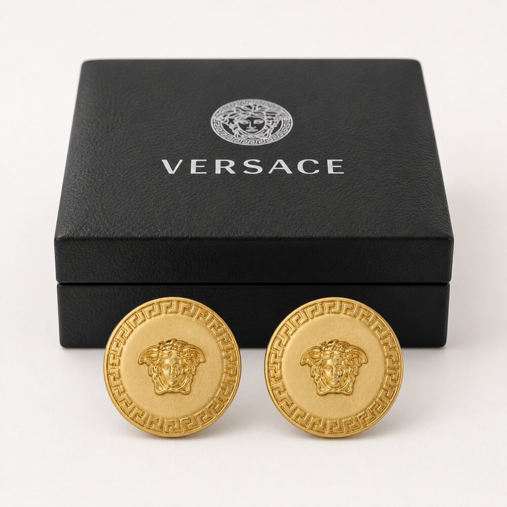 Versace Bold Statement Earrings Style 3 | New with Box
